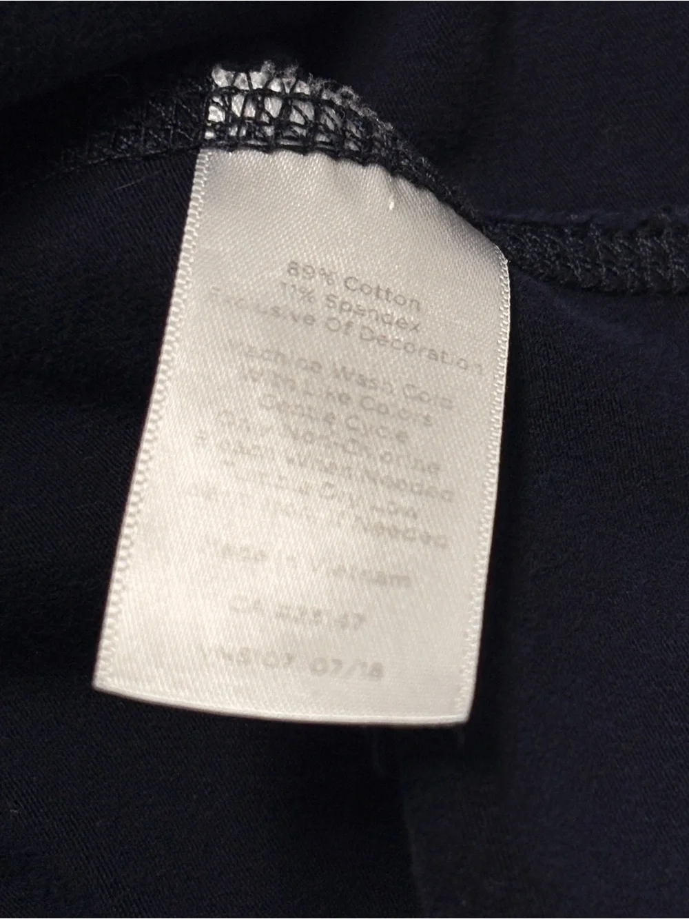 T By Talbots Full-Zip Jacket | L | Navy Blue - Picture 4 of 6